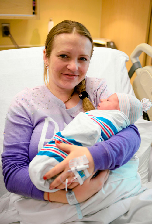 Woah, baby! First newborn of 2015 a Brooklynite
