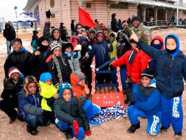 Slush mush: Boy scouts hold sled race in snowy Coney