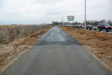 Plumb Beach path paved