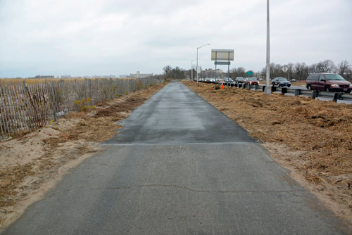 Plumb Beach path paved