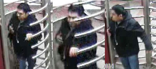 Ouch-bound: Police looking for man they say sucker-punched Q conductor