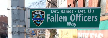 Unofficial street signs honoring fallen officers will stay  — for now