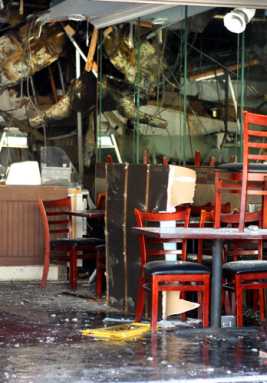 Blaze cooks Midwood pizza joint