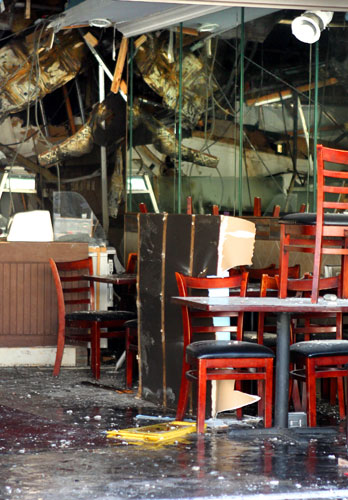Blaze cooks Midwood pizza joint