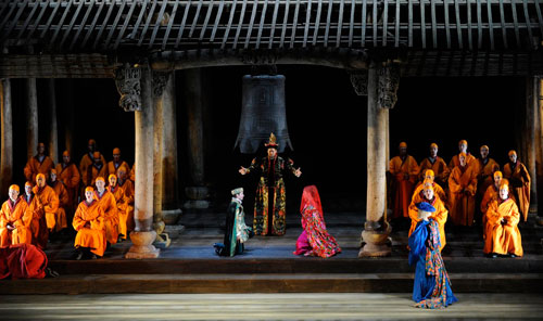 Opera reconstructs 17-ton ancient Chinese temple inside BAM
