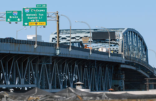 Bridge coming down