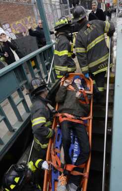 Man survives being run over by train at Union Street
