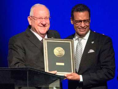 Israeli president comes to Brooklyn
