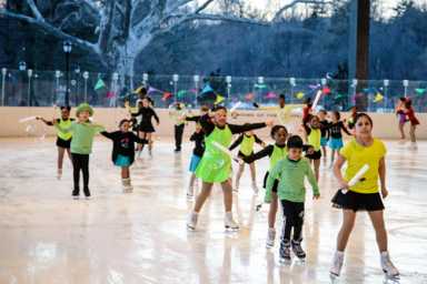 Ice-skating show brings People’s Playground to P’Park