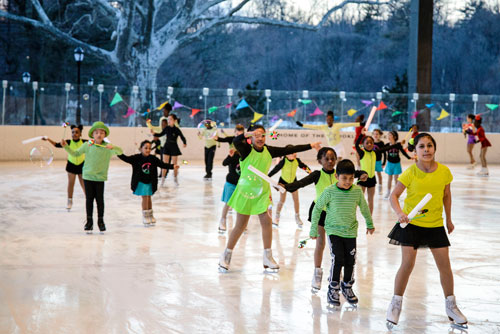 Ice-skating show brings People’s Playground to P’Park
