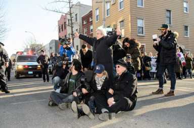 Sit on it! Reynoso and Rizzo arrested at senior center protest