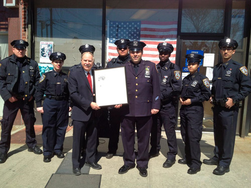 Standing O for hero ‘FInest’ Officer Albert Mammon