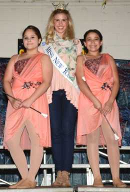 Twirly gig: Miss New York visits Ridge baton competition
