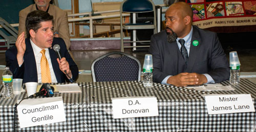 Donovan ducks Bay Ridge debate