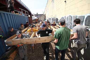Sleeping with the fishes: Group hopes man-made ecosystem brings life back to Newtown Creek