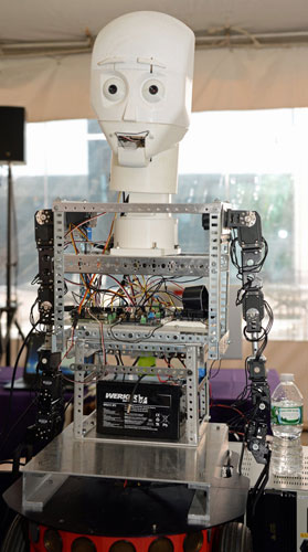 Robots take Downtown: Polytech grad students show off innovations