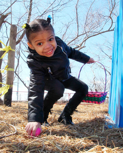Hunting for eggs at Aviator