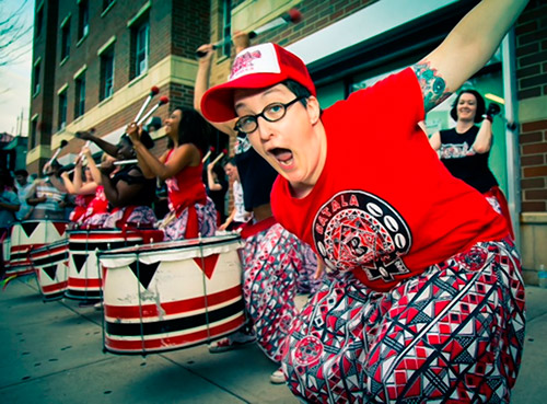 The big bang! Massive drum ensemble celebrates three huge years