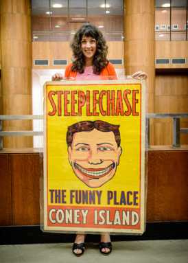 Library unearths its trove of Coney collectibles