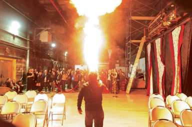 Circus show will bring the heat with fire-breathing performance