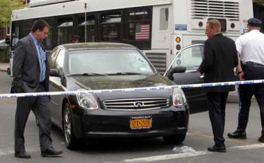 Pedestrian in critical after collision