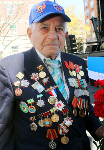 Honoring veterans of WWII in Brighton Beach
