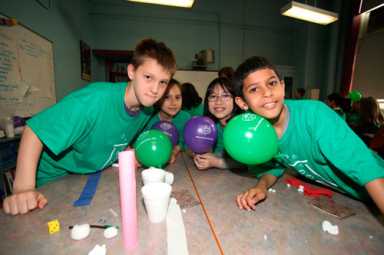 It is Green Science Week at PS 110 in Greenpoint!
