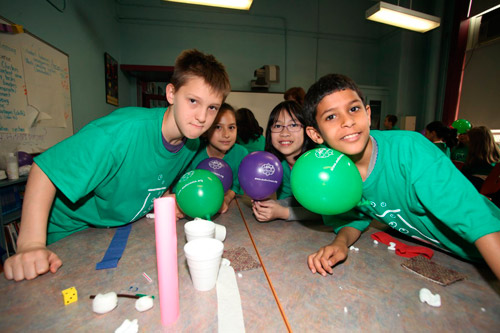 It is Green Science Week at PS 110 in Greenpoint!