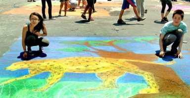 Chalk it up to art