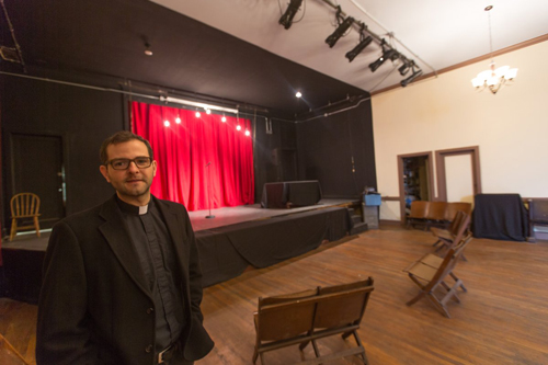 Pastor restores theater in his Williamsburg church