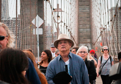 Bill Murray leads annual Brooklyn Bridge poetry walk