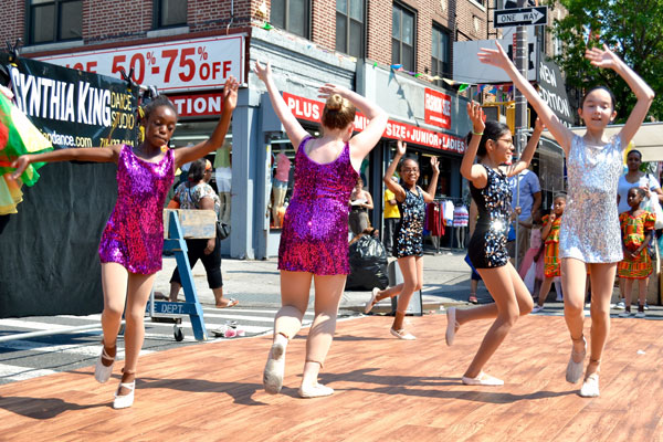 Dancers trip the light fantastic at Flatbush Avenue Street Fair