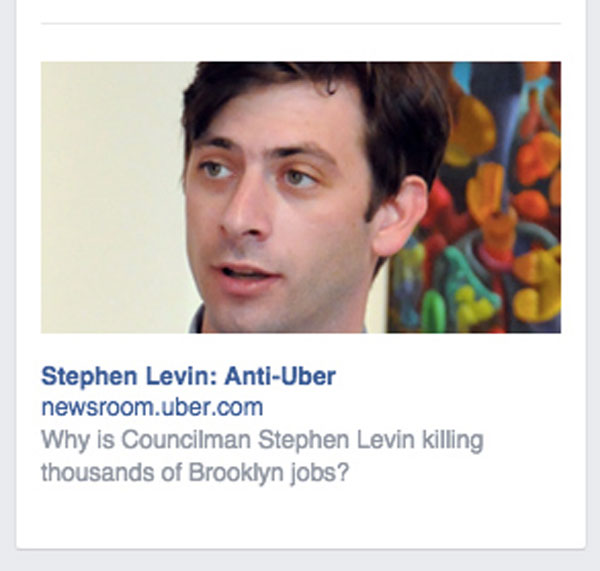 Car squawk! Uber slams councilman over livery law