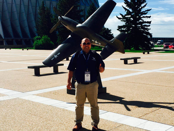 Taking to the wild blue yonder for borough son