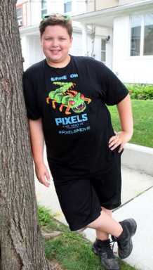 Local kid in ‘Pixels’ movie