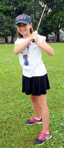 Kids with clubs