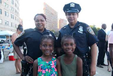 Police and Brooklynites come together