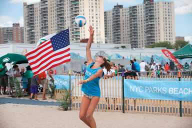 Volleyballin’ in Coney Island