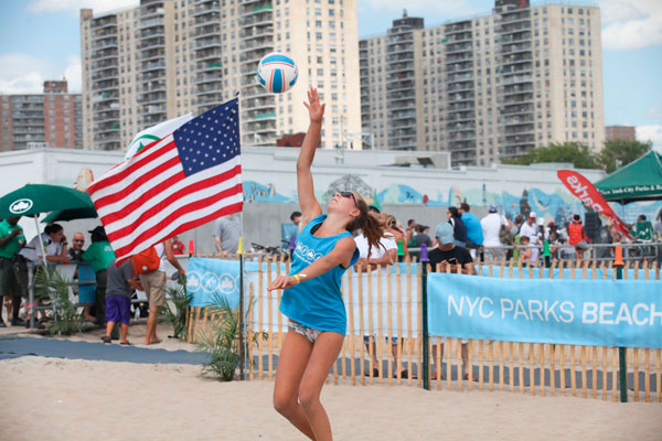 Volleyballin’ in Coney Island