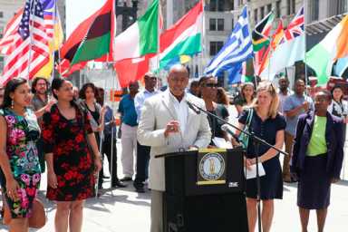 Cuban flag flies above Borough Hall in gesture of friendship