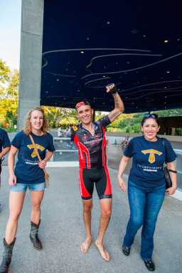 Sporting heroes: Wounded vets triumph in Prospect Park triathlon