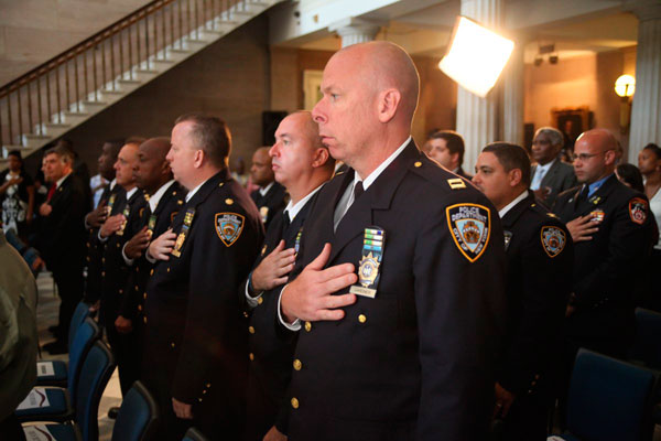 Brooklynites remember 9–11 victims at Borough Hall ceremony