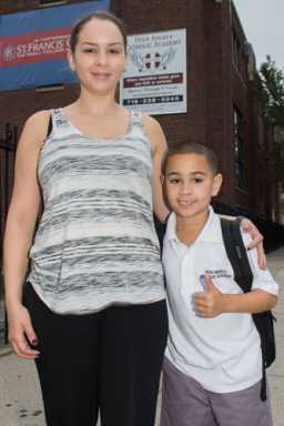First class! Brooklyn kids go back to school