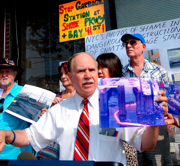 Trash talk in Bensonhurst