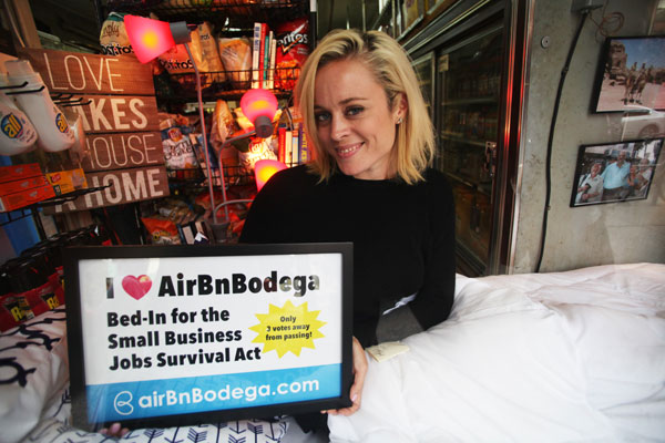 Bodega that staged ‘artisanal makeover’ now renting out front window on Airbnb