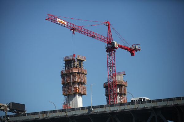 Kosciuszko rising: New bridge takes shape over Newtown Creek