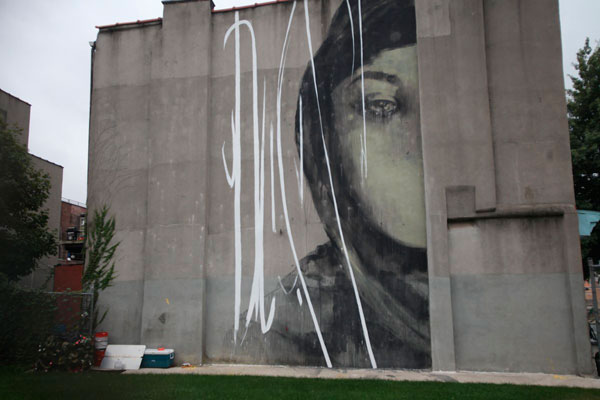Shot through the art: Paintball vandal strikes Red Hook free-speech mural