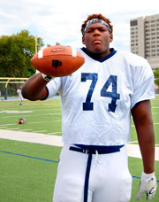 Poly’s Wilson goes from heavyset to heavyweight football recruit