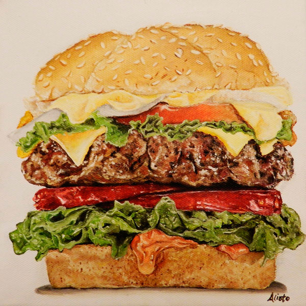 Good enough to eat! Artist dishes up lip-smacking paintings