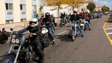 Rebels with a cause ride for breast cancer